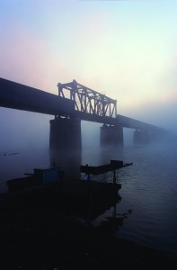 RR bridge at Osage City
