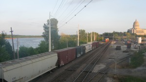 Railroad yards-Missouri River-Jeff City